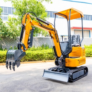 Mini-excavatrice de 1 tonne populaire pour usage agricole avec outils de terrassement pour le nivellement des terres agricoles, livraison gratuite - Product Image 6