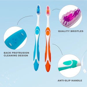 Spazzolino da Denti in Plastica Economico di Nuovo Design, per Uso Domestico, Massaggio Gengivale, Setole Morbide, da Viaggio, per Adulti - Product Image 3