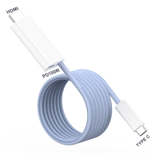 <span class=keywords><strong>C</strong></span>âble adaptateur <span class=keywords><strong>USB</strong></span> 3.1 Type <span class=keywords><strong>C</strong></span> vers <span class=keywords><strong>HDMI</strong></span> Justlink 1,8 m (6 pi) 4K60Hz, mâle Type-<span class=keywords><strong>C</strong></span> vers mâle <span class=keywords><strong>HDMI</strong></span>, Pro pour Galaxy S8 Plus Lumia 950, vente en gros - Product Image 1