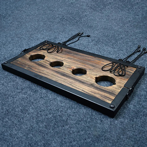 Drop Ship Slave BDSM Bondage Binding Device Puños Disciplina Entrenamiento Props Castigo Madera Restricción Tobillo y Muñeca Restricciones - Product Image 6