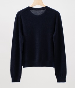 Nuovo arrivo maglione <span class=keywords><strong>cardigan</strong></span> 2025 autunno inverno maglieria donna affascinante fiore ricamato manica lunga <span class=keywords><strong>blu</strong></span> <span class=keywords><strong>scuro</strong></span> top bianco <span class=keywords><strong>blu</strong></span> <span class=keywords><strong>scuro</strong></span> - Product Image 5