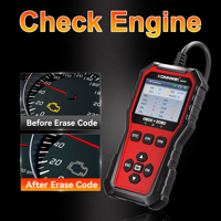 Nuevo Escáner de Diagnóstico Automotriz Konnwei Kw340 con Pantalla LCD de 2.8 Pulgadas, Lector de Códigos OBD2 con Funciones Completas y Analizador de Motor