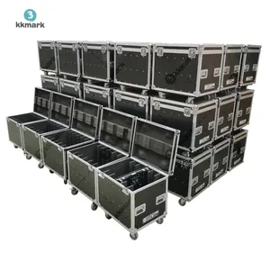 Kkmark 6 in1 Outdoor-Leistung tragbare LED-Bildschirm Wand vitrine Schrank Transport Straße Flight Cases