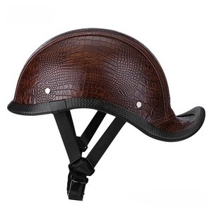 <span class=keywords><strong>Casque</strong></span> de moto demi-<span class=keywords><strong>casque</strong></span>, <span class=keywords><strong>casque</strong></span> de moto pour scooter, chopper, cyclomoteur, scooters électriques - Product Image 5