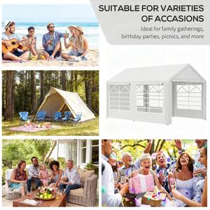 Trắng bên Lều <span class=keywords><strong>10</strong></span> '<span class=keywords><strong>x</strong></span> 20' nhiệm vụ nặng nề bên Lều lớn Tán lều, Sun <span class=keywords><strong>Shade</strong></span> nơi trú ẩn cho các bên, đám cưới, các sự kiện ngoài trời, BBQ - Product Image 5