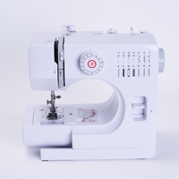 Machine à coudre plate portable UFR-728 à point noué, nouvelle, multifonctionnelle, domestique, à une aiguille, alimentation manuelle, moteur intégré