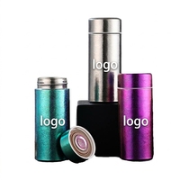 Tasse de camping isotherme en titane pur à double paroi, style sport, avec isolation thermique de 12 à 24 heures – Écologique et portable