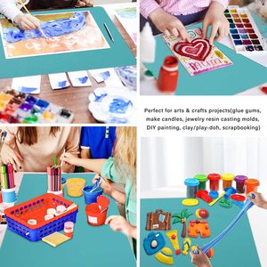 Extra <strong>Large</strong> Oversize Silicone Mat 27.6 X 19.7 Inches Premium Silicone <strong>Placemat</strong> for Crafts Jewelry Casting Moulds Mat - Product Image 5
