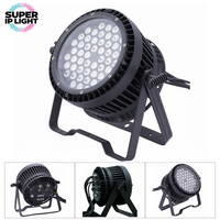 54 projecteurs LED PAR étanches 3W RGBW 4-en-1 IP65 180W DMX512 silencieux sans ventilateur pour éclairage de scène extérieur et spectacles