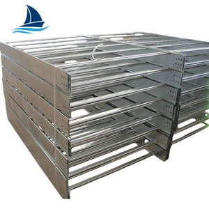 電気ケーブルトレイ中国工場一般的に使用される工業用トレイケーブルホットディップ亜鉛メッキはしごCE付き - Product Image 5