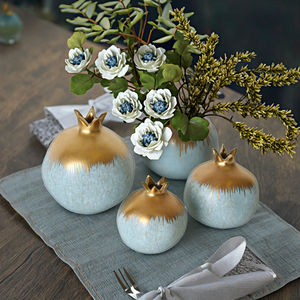 Figuras Decorativas de <span class=keywords><strong>Granada</strong></span> Hechas a Mano en Cerámica Moderna de Lujo, Ecológicas, Multifuncionales para Decoración de Bodas - Product Image 1