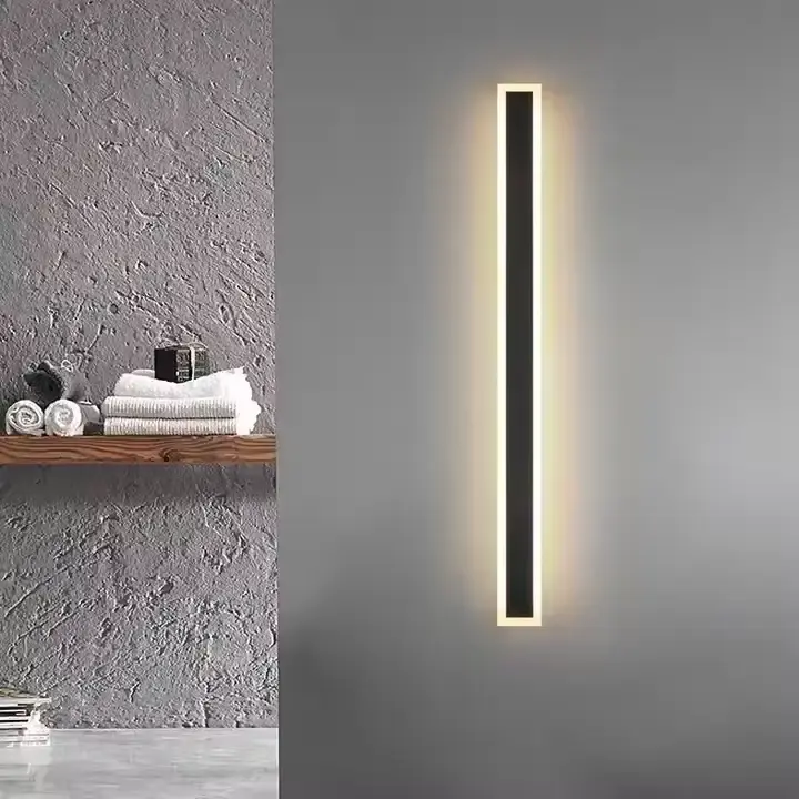 IP65 applique 1 metro e 1.2 metri di lunghezza striscia impermeabile luce da parete tipo lineare impermeabile all'aperto per la casa giardino wandlampada