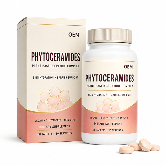 Rice Derived Phytoceramide Tablets for Beauty From Within Collections with Custom Formula Packaging and OEM ODM Supply Supply