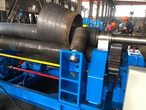 Small Plate Conical Roll <b>Bending</b> <b>Machine</b> Rolling 3 Roller for 35mm 3 Roller Plate Rolling <b>Machine</b> for 35mm 3 Roller Plate Rollin - Product Image 2
