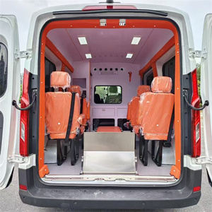 Ambulance de secours d'urgence pour le transport de patients, véhicule d'ambulance de soins intensifs pour les hôpitaux, premiers secours médicaux - Product Image 5