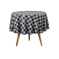 Nappe jetable en PEVA noir et gris, écologique, personnalisable, imperméable, résistante à l'huile, vente en gros pour cafés et bistrots