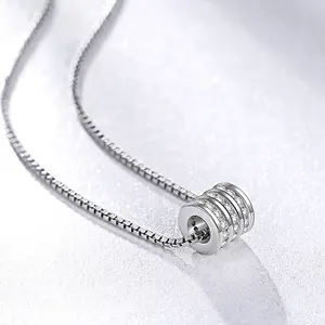 Ожерелье из стерлингового серебра 925 пробы для мужчин и женщин, итальянская мужская цепочка, на заказ, бриллиант