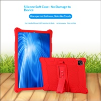 Étui antichoc en silicone pour tablette enfant, modèle exclusif, pour iPad A16 11e génération 11 pouces et 10,9 pouces (modèles 2022) avec support intégré