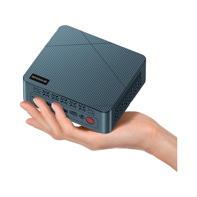 BOSGAME Ryzen 5 3550H Mini PC Windows 11 Pro 16GB DDR4 RAM 512GB PCIe SSD Vega 8 Graphics Triple 4K 60Hz Displays USB 3.2 X3 USB