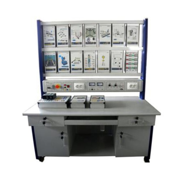 Bench PLC Simulator Industrial Programmable Teaching Equipment Electrical Lab  Plc Training Kit