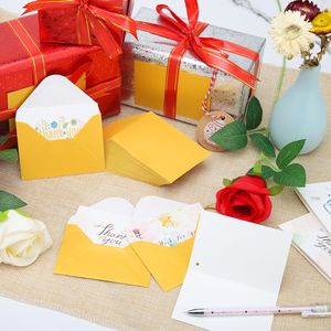 Papel Cartón Perlado Longyuan, Laminado con <span class=keywords><strong>Película</strong></span>, Impresión Digital, Sobres con Logotipo Personalizado, Tarjetas de Felicitación para Estudiantes, Tarjetas de <span class=keywords><strong>Bendición</strong></span> - Product Image 4