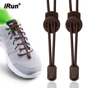 iRun 2121 Elastic Loose Shoelaces Quick Release Laces Power Easy Fast Lazy No Tie Shoelaces Locks UPS delivery to USA FBA