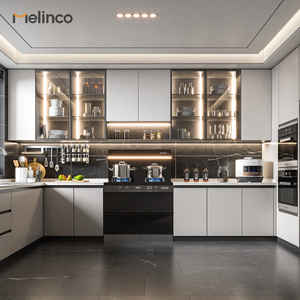 Set di Mobili da <span class=keywords><strong>Cucina</strong></span> Modulari Moderni di Alta Qualità, Materiali Ecologici Ignifughi, <span class=keywords><strong>Cucina</strong></span> Completa Personalizzabile per Villa - Product Image 6