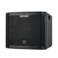 Caisson de basses actif MX-15SA de 1400 watts, haut-parleur de basses actif de 15 pouces pour système de sonorisation PA, son professionnel pour DJ