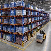 Palettenregalsystem Schwerlastregal Industrielles Stahlpalettenregal Q235B Stahlpalettenlager mit 1000-4000kg Tragfähigkeit