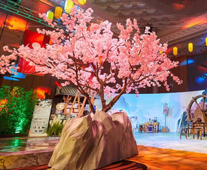 Grand <span class=keywords><strong>arbre</strong></span> artificiel d'intérieur et d'extérieur, fleurs de pêcher, fleurs de prunier, <span class=keywords><strong>arbre</strong></span> <span class=keywords><strong>à</strong></span> vœux pour <span class=keywords><strong>mariage</strong></span>, Noël, Nouvel An, cerisier - Product Image 6