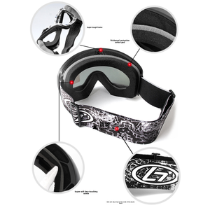 Masque de ski certifié CE <span class=keywords><strong>TN</strong></span> avec revêtement anti-buée double couche, compatible OTG, grande lentille sphérique, équipement de snowboard pour hommes et femmes - Product Image 2