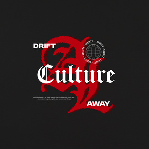 Camiseta negra Drift Culture de 360g, ropa de calle transpirable de algodón unisex Q119 - Product Image 4