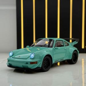 รถโมเดล Porsche 911 RWB ขนาด 1:32 วัสดุโลหะผสม พร้อมเสียงและไฟ เปิดประตูได้ ของสะสม รถซูเปอร์คาร์ ของเล่นเด็กผู้ชาย - Product Image 5