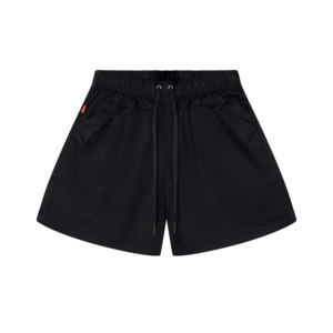 95% algodón 5% Spandex ecológico caqui Vietnam corto servicio OEM pantalones cortos calientes Casual sólido Regular ropa de mujer - Product Image 6