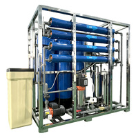 Système de purification d'eau par osmose inverse à haut débit de filtration 1000 LPH, adoucisseur automatique, purificateur RO, traitement de l'eau, eau pure industrielle RO