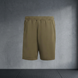 Shorts Bermuda Homme Vert Olive 100% Polyester Taille Mi-Haute avec Cordon de Serrage Décontracté Sportif Poches Imperméables Respirant - Product Image 4