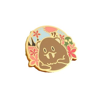 Pin Metálico Personalizado para Ropa, Emblema, Clip para Camiseta, Redondo, Inoxidable, para Bolsa, Grande, Móvil, Dorado, con Diseño de Aves - Product Image 6
