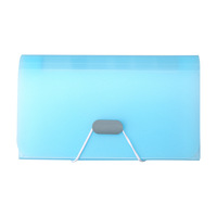 Carpeta de Acordeón Mini A6 de 13 Compartimentos, Color Caramelo, Material PP, para Suministros de Oficina, Almacenamiento de Archivos, Recibos, Transparente, Venta al por Mayor