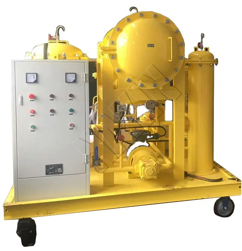 Fuel Oil Purifier Machine Gasoline Diesel Oil Filtration Cleaning System