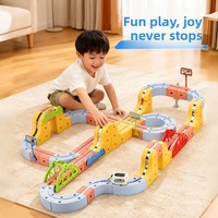 Train électrique anti-gravité pour enfants, ensemble de blocs de construction modulaires avec voies magnétiques, jouet éducatif TEM, cadeau