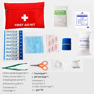 Bolsa de Emergencia Profesional Portátil para Campamento al Aire Libre, Kit de Senderismo, Primeros Auxilios - Product Image 3