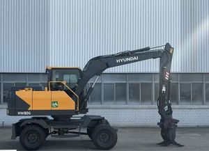 Buenas condiciones de trabajo Hyundai 80 Excavator 8Ton Crawler NUEVO Hyundai Excavator HW80G - Product Image 4