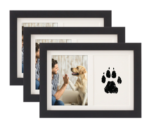 Cadre <span class=keywords><strong>photo</strong></span> imprimé de pattes pour animaux de compagnie Cadre <span class=keywords><strong>photo</strong></span> de table de boue commémorative pour <span class=keywords><strong>chien</strong></span> et chat Cadre <span class=keywords><strong>photo</strong></span> imprimé de mains et de pieds de bébé - Product Image 6