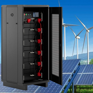 מערכת סוללות LiFePO4 48V ניתנת לערום והתקנה בארון, תומכת CAN, היברידית סולארית לרשת, 10 קילוואט-שעה, 6000 מחזורי טעינה. - Product Image 1