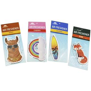 Popular Car air Freshener Hanging Cheap Customized Shape and Printing Air Freshness Paper for Car - Product Image 3