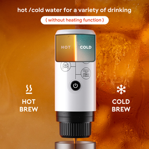 เครื่องชงกาแฟพกพา เอสเพรสโซ 17 บาร์ ชาร์จผ่าน USB แบบสองห้อง ใช้ได้ทั้งแคปซูลและกาแฟบด แบตเตอรี่ 2600mAh เหมาะสำหรับแคมป์ปิ้งและในรถยนต์ - Product Image 6