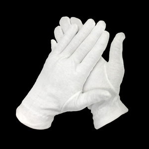 En gros Blanc 100% Pour Cent Coton Pas Cher Inspection Eczéma Hydrater Jardin Main Gants Bio Guantes Pour Eczéma - Product Image 1