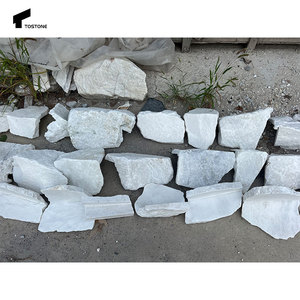 Pannelli in Quarzite <span class=keywords><strong>Naturale</strong></span> Bianco Puro Tostone, Design Tradizionale per Rivestimento Esterno, Pietra Grezza Antiacida - Product Image 4