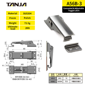 Giấu Kín Có Thể Điều Chỉnh Chuyển Đổi Chốt Thép Không Gỉ Móc Thực Phẩm Ẩn Máy Vẽ <span class=keywords><strong>Latch</strong></span> Tập Thể Dục Và Máy Tập Thể Dục <span class=keywords><strong>Latch</strong></span> - Product Image 5