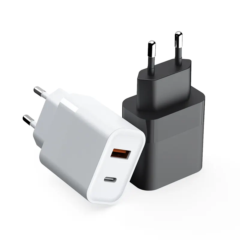 USBC充電器30Wデュアルポートウォール高速充電器タイプCUSB PD3.0 iPhone14 Pro/iPad/Air Pods/Samsung用電源アダプター